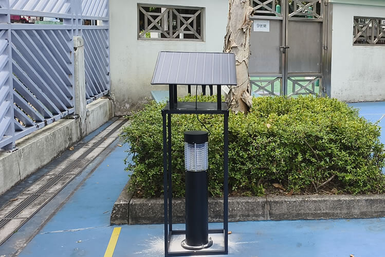 學校內花園設計最佳拍擋太陽能滅蚊燈MP5